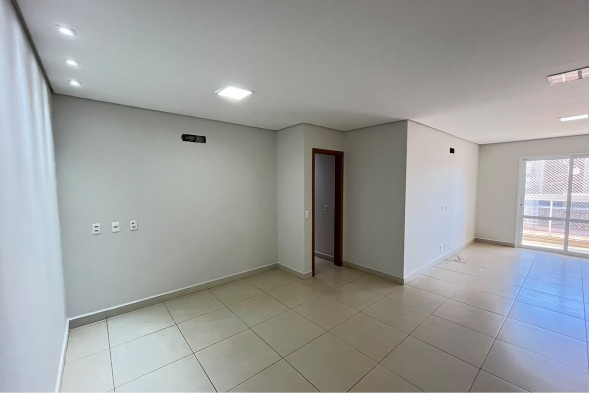 apartamento-3-suites-bosque-das-juritis Fachada do edifício com apartamento à venda no Bosque das Juritis em Ribeirão Preto